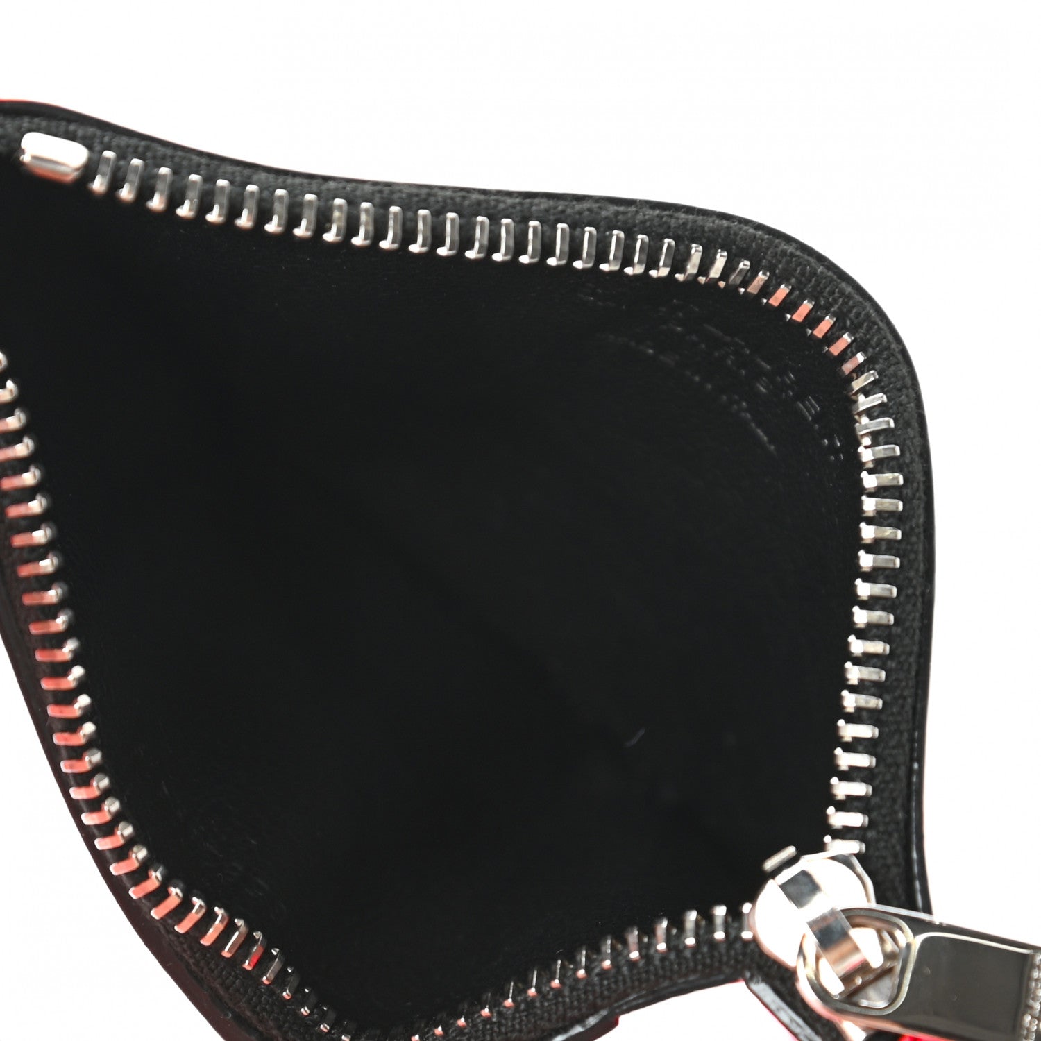 Saint Laurent Patent Grain de Poudre 5 Fragments Zip Pouch Card Holder Neon Pink 5 of 11
