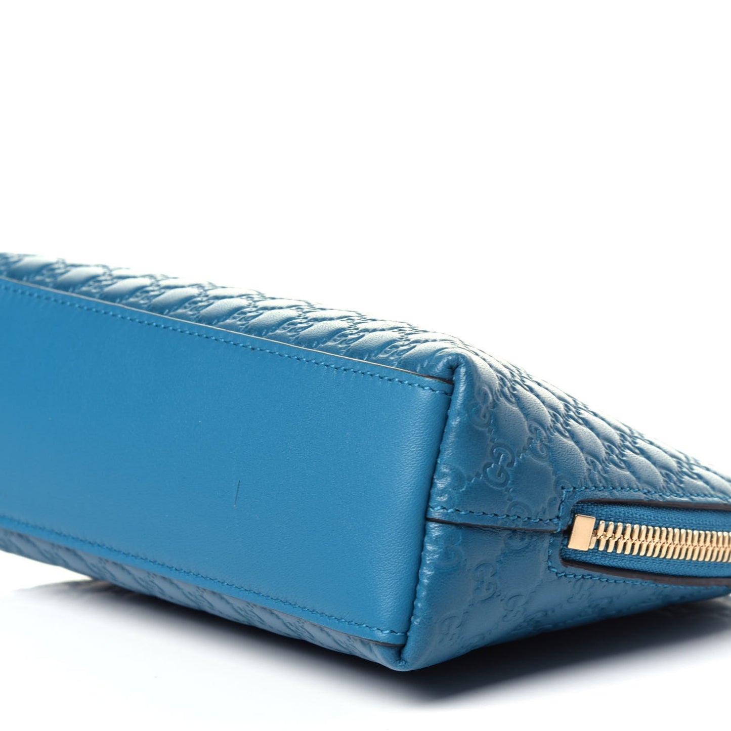 Microguccissima GG Cosmetic Case Deep Cobalt