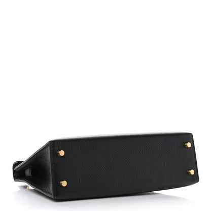 Hermes Epsom Mini Kelly Sellier 20 Black 4 of 9