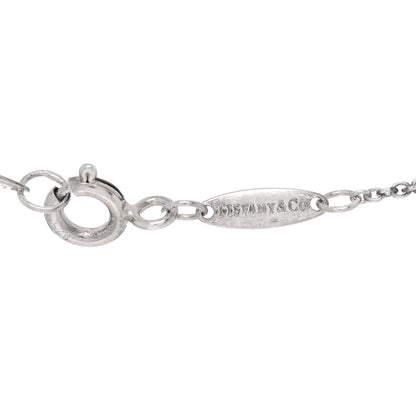 Tiffany Sterling Silver Diamond .05ct Elsa Peretti Diamonds by the Yard Pendant Necklace 4 of 4