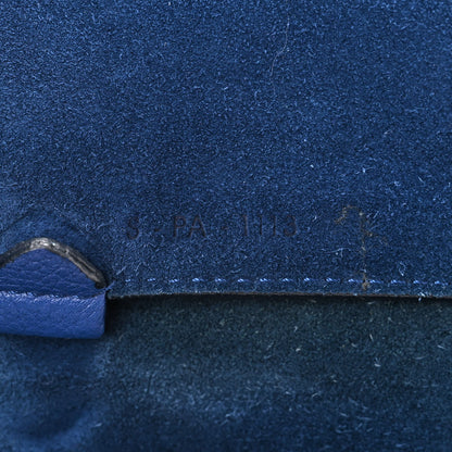 Celine Soft Grained Calfskin Medium Belt Cabas Phantom Indigo 7 of 17