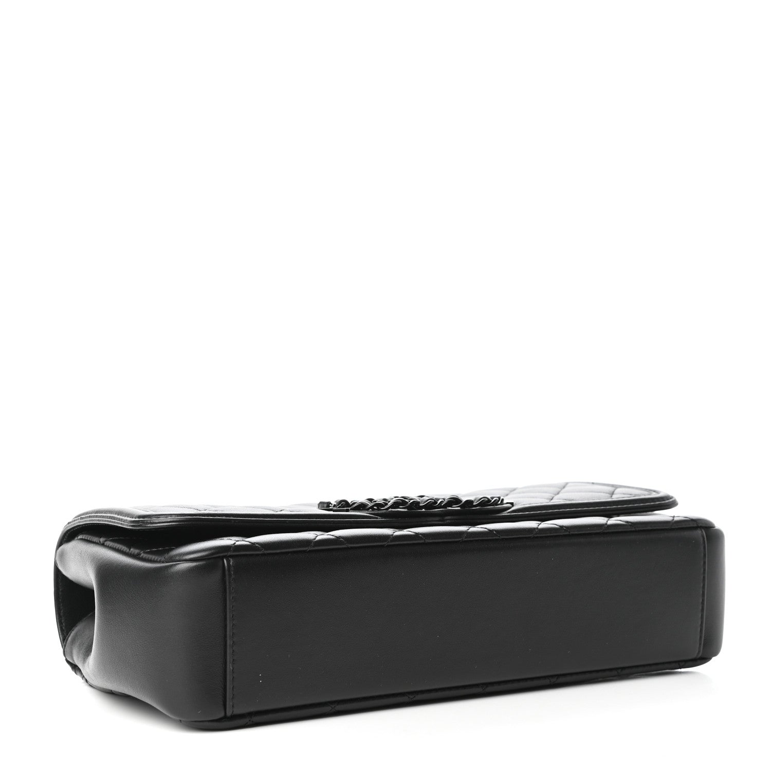 Chanel Calfskin Quilted Medium CC Filigree Flap Black 4 of 9