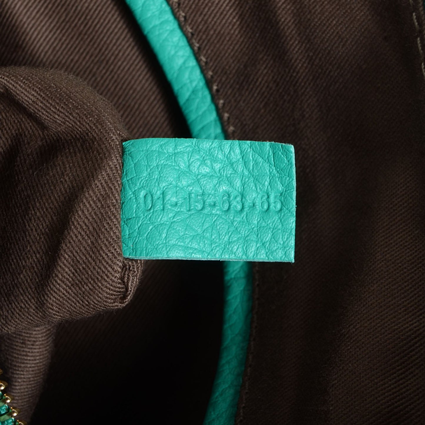 Calfskin Large Marcie Satchel Jade Green