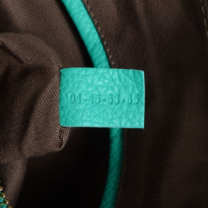 Chloe Calfskin Large Marcie Satchel Jade Green 8 of 9