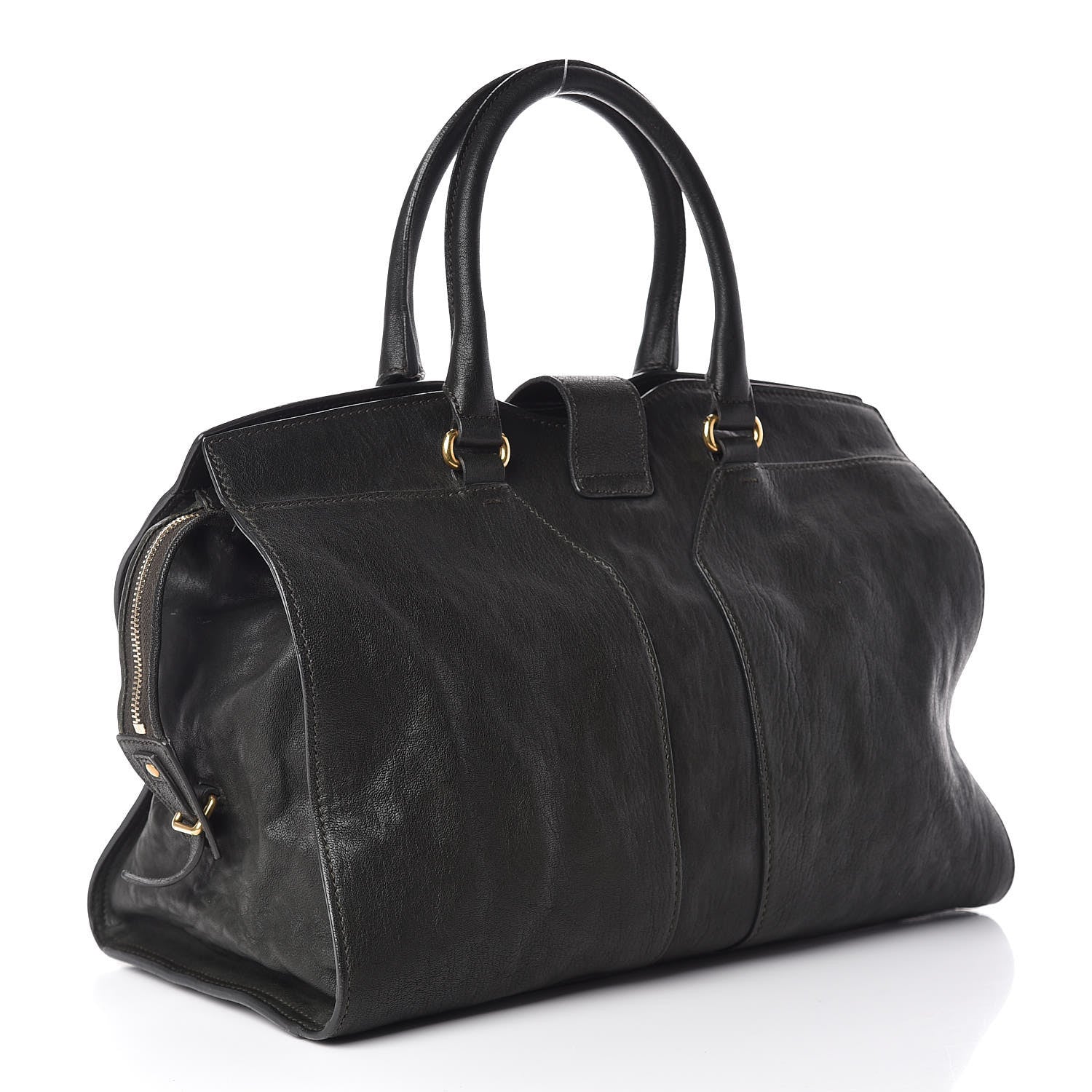 Saint Laurent Sheepskin Medium Cabas ChYc Black 3 of 14