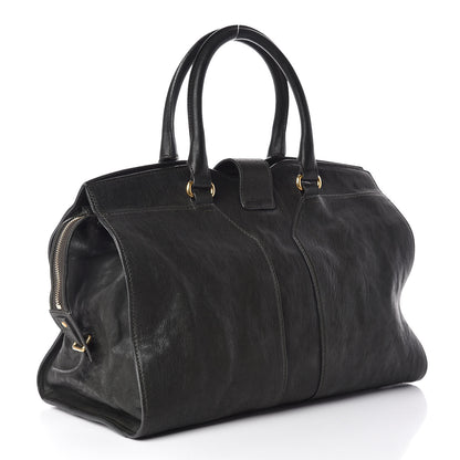 Saint Laurent Sheepskin Medium Cabas ChYc Black 3 of 14