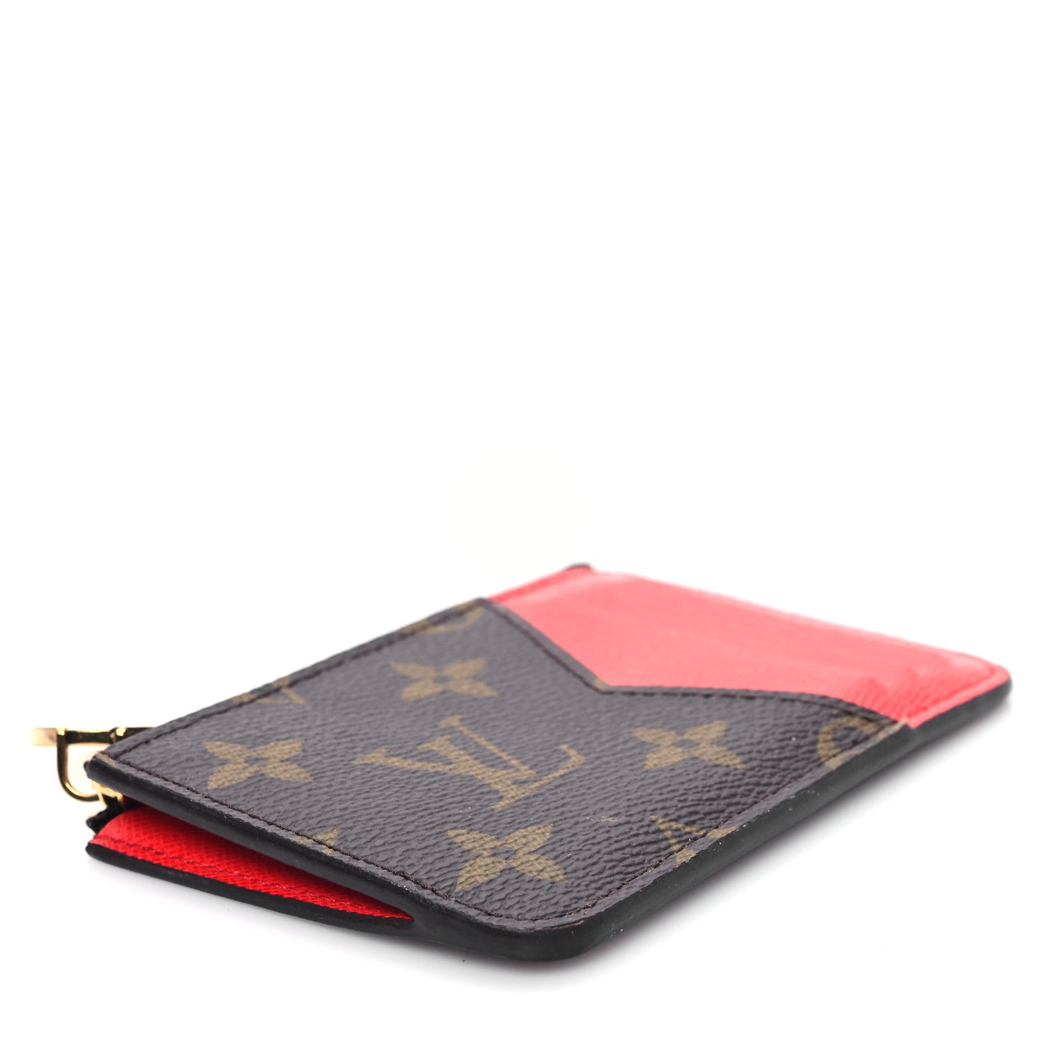 Louis Vuitton Monogram Zipped Romy Card Holder Red 4 of 8