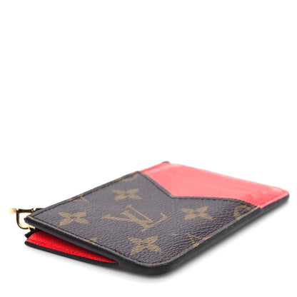 Louis Vuitton Monogram Zipped Romy Card Holder Red 4 of 8
