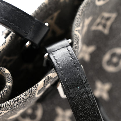 Louis Vuitton Monogram Jacquard Denim Onthego MM Black 11 of 13