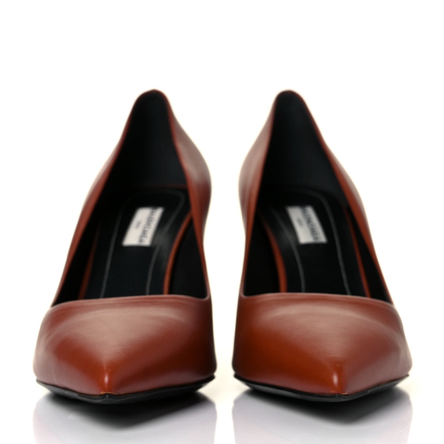 Calfskin Bistrot Pumps 38 Marron Fauve