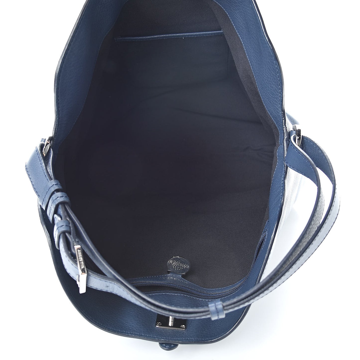 Soft Small Grain Calfskin Tessie Hobo Blue