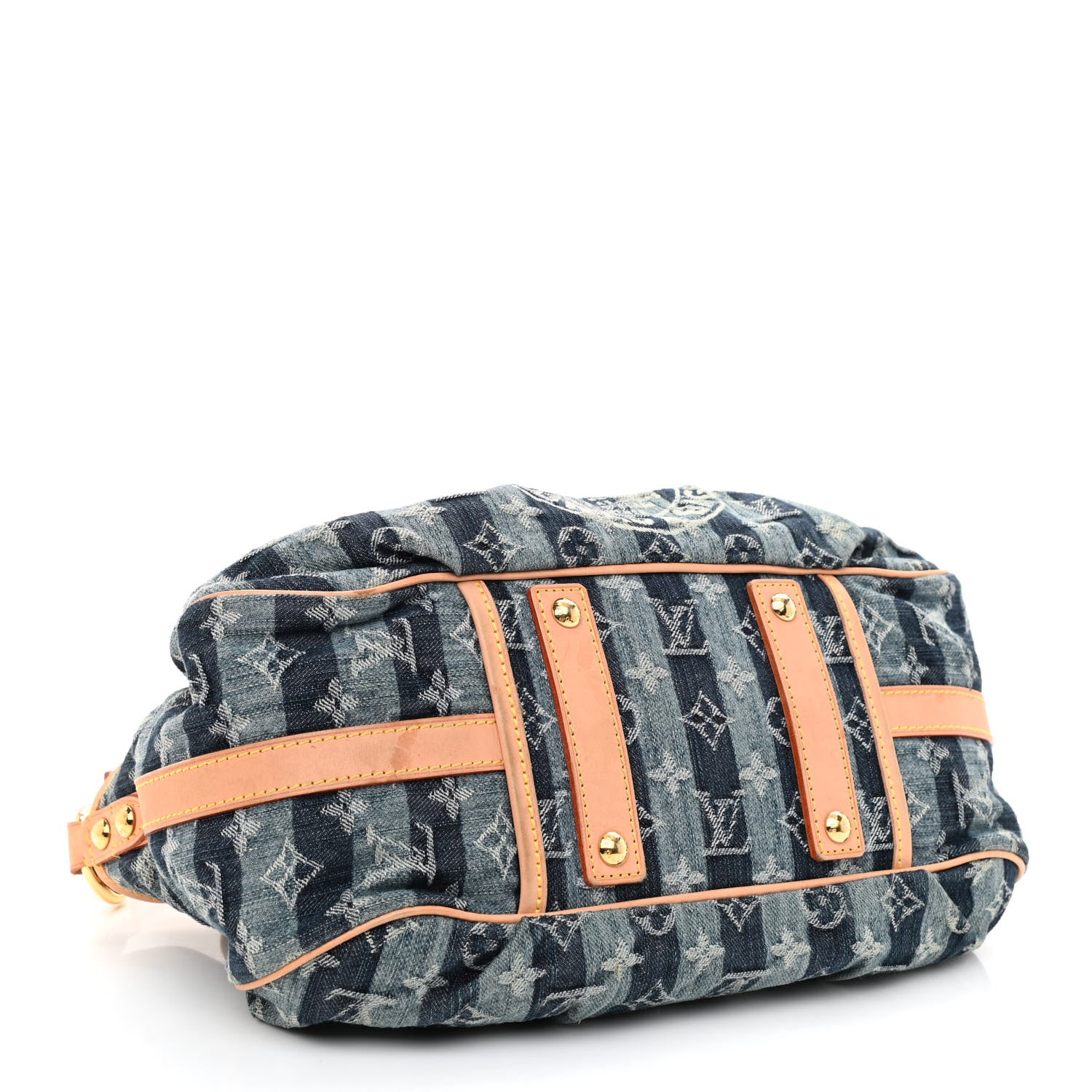 Louis Vuitton Denim Raye Porte Epaule MM 3 of 9