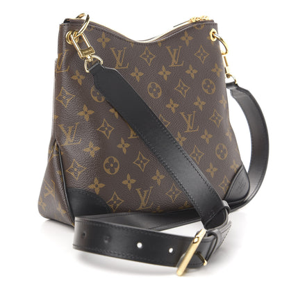 Louis Vuitton Monogram Odeon PM Black 3 of 10