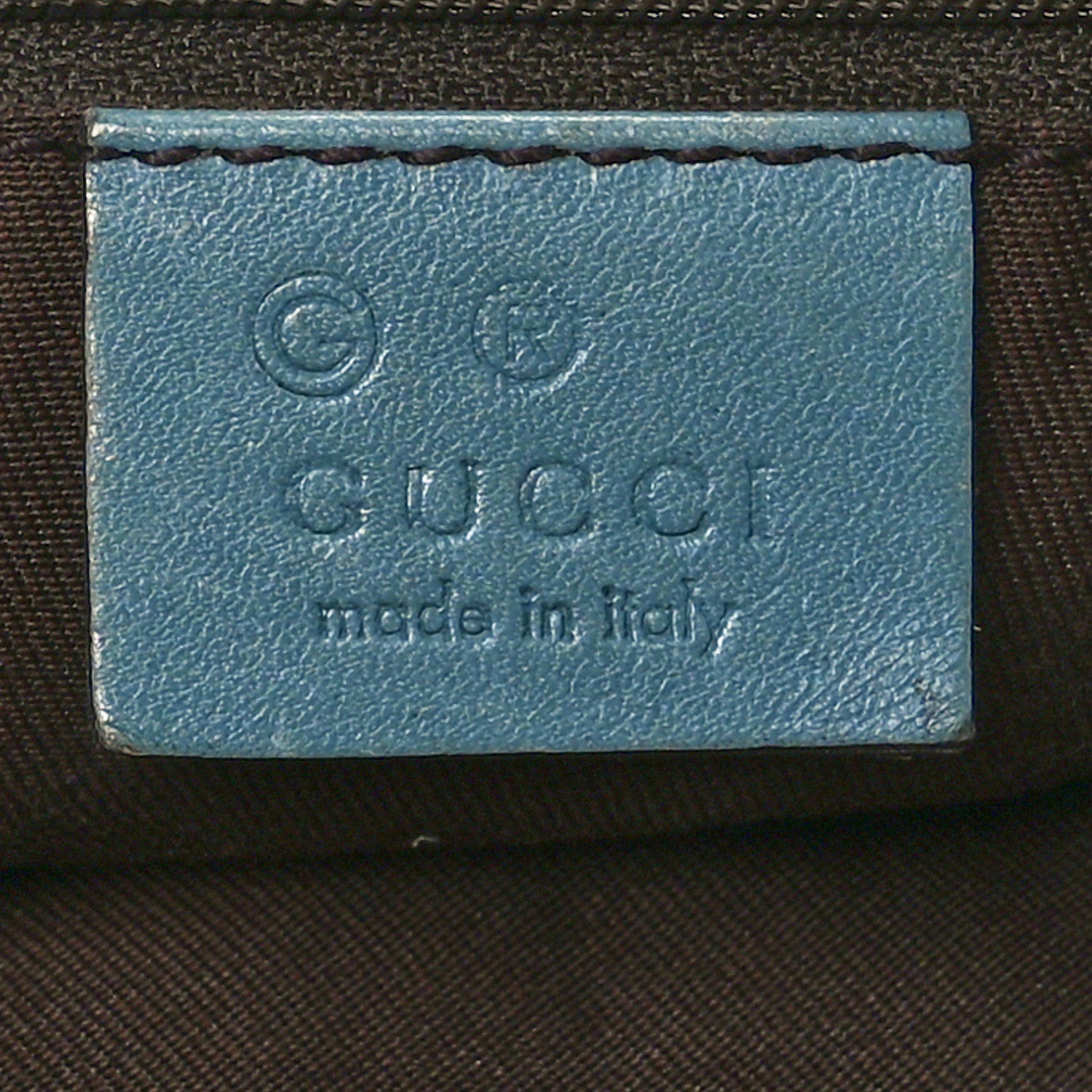 Gucci Guccissima Medium New Britt Hobo Blue 6 of 10