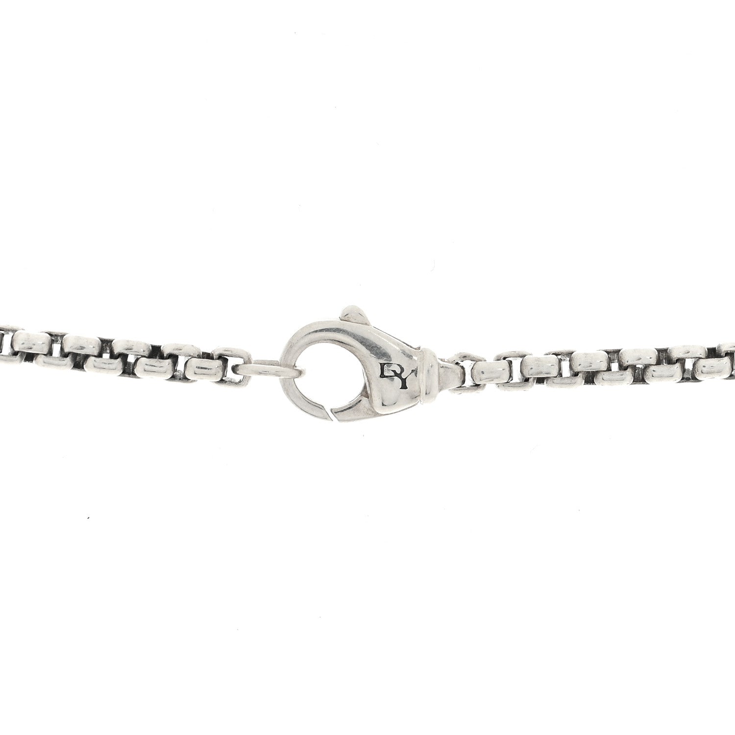 David Yurman Sterling Silver 18K Yellow Gold Diamond Helena Y Necklace 4 of 4