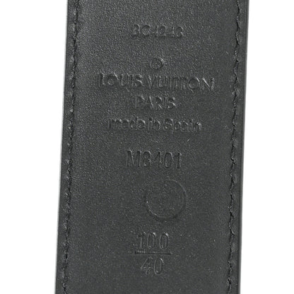 Louis Vuitton Calfskin Saint Germain 25mm Belt 100 40 Black 5 of 6