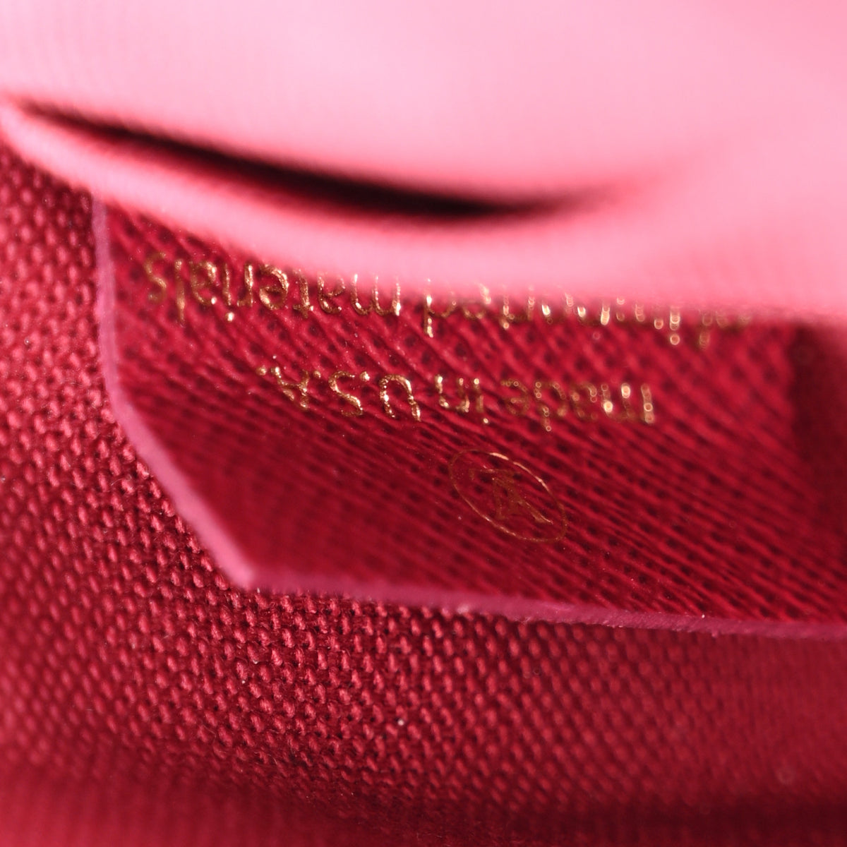 Louis Vuitton Monogram Pochette Felicie Chain Wallet Fuchsia 8 of 17