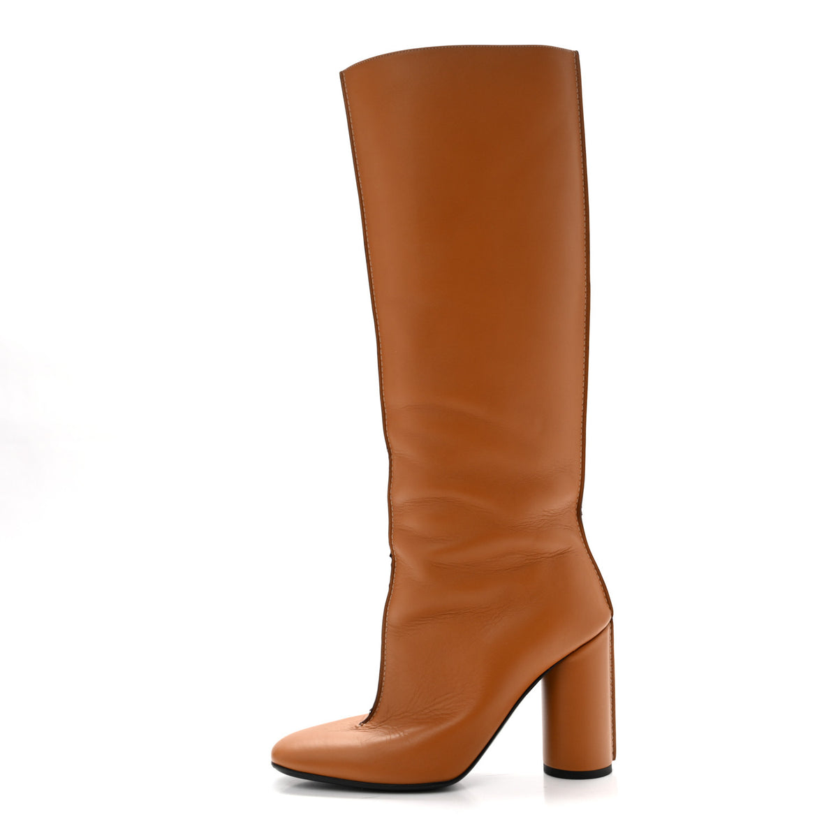 Calfskin Dressage Boots 36 Beige Dore