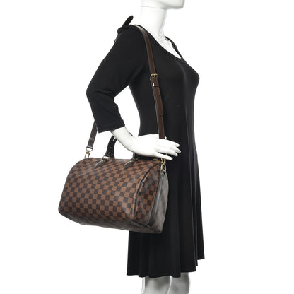 Louis Vuitton Damier Ebene Speedy Bandouliere 30 2 of 14