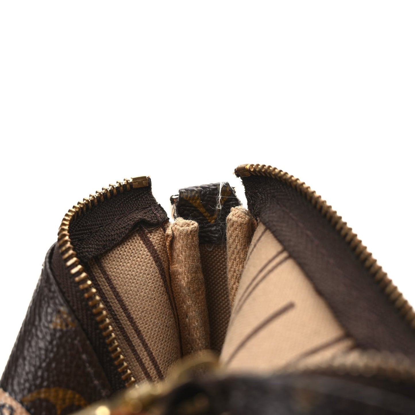 Monogram Complice Trunks and Bags Mini Pochette Accessories Beige