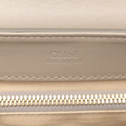 Chloe Shiny Calfskin Suede Small C Double Carry Bag Motty Grey 6 of 13