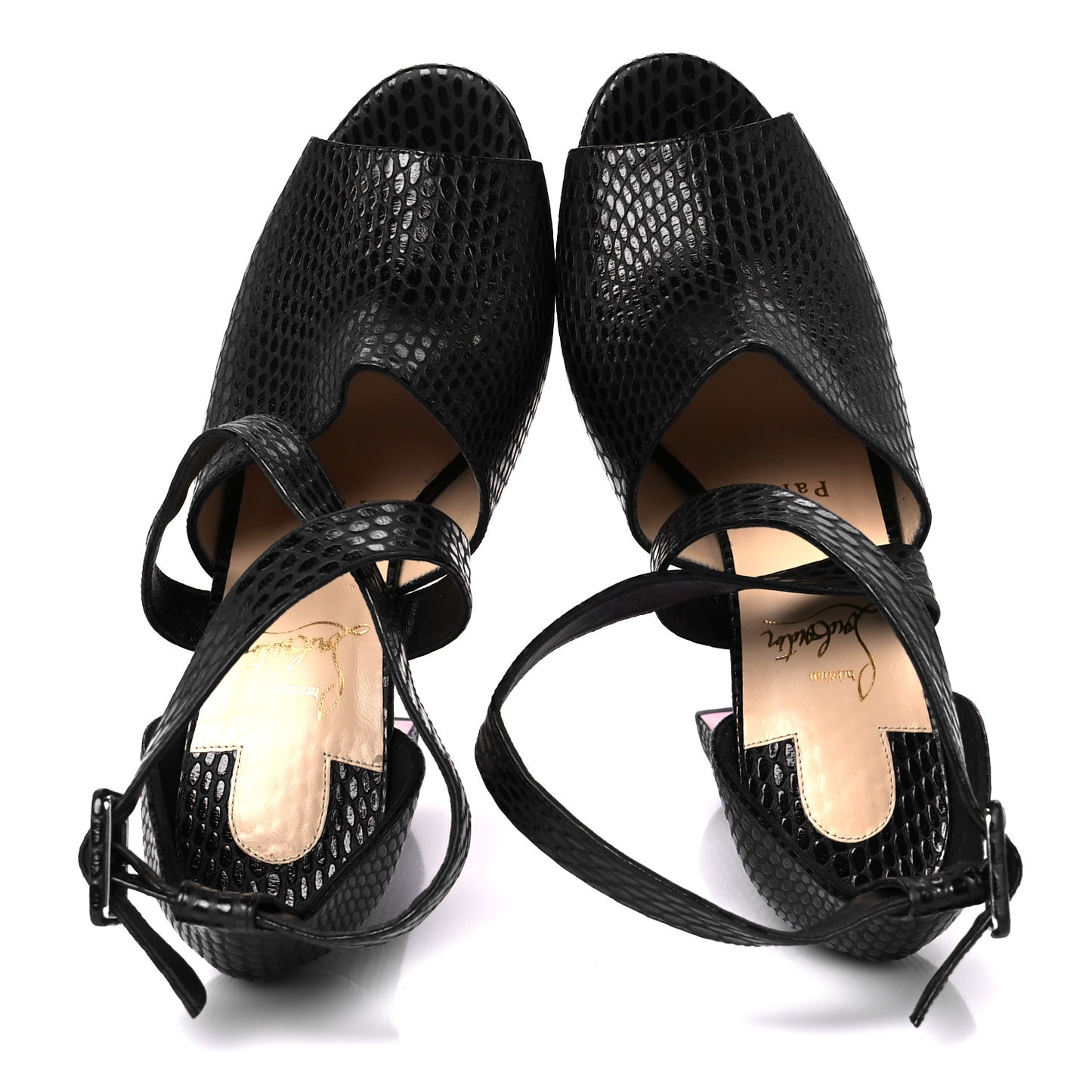 Calfskin Jurassic Bingirl 130 Pumps 38.5 Black