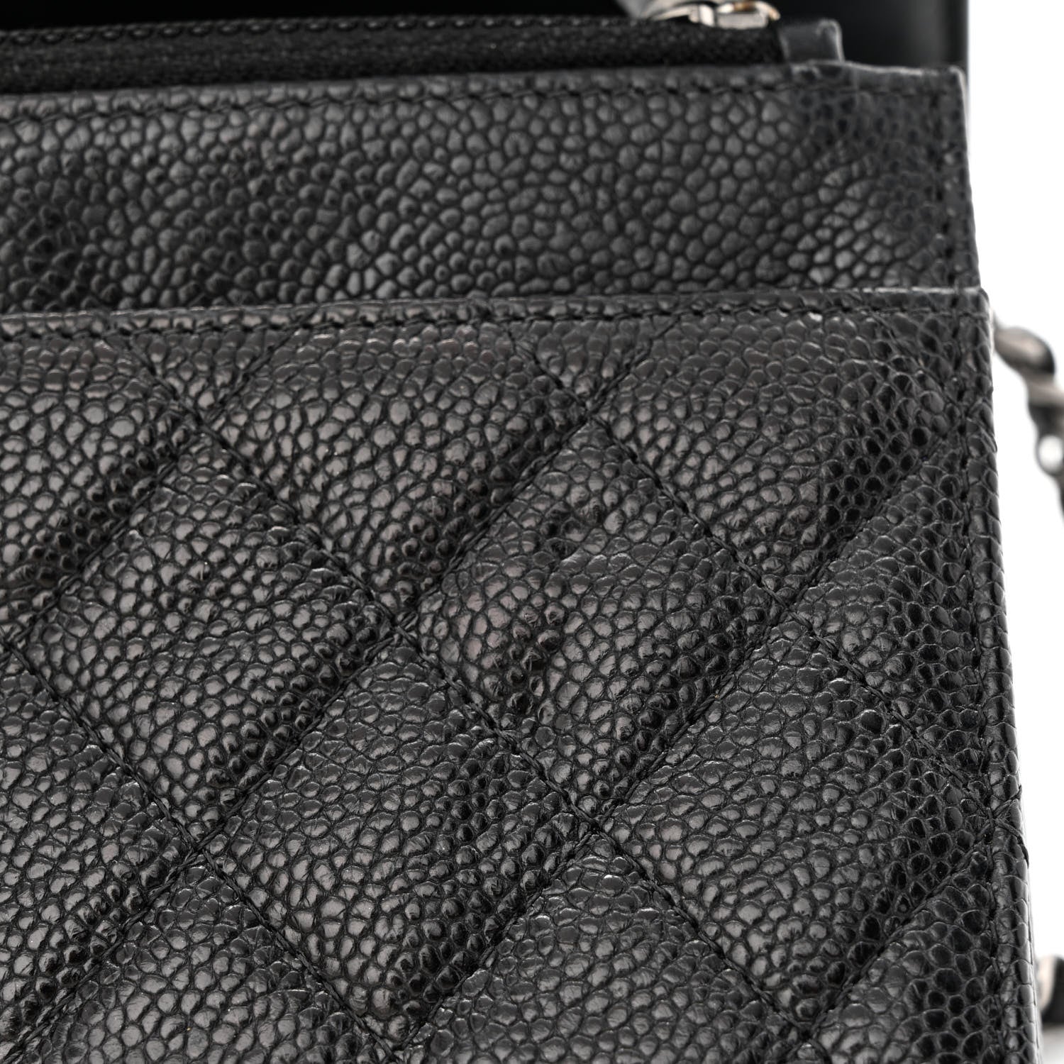 Chanel Caviar Quilted Boy Wallet On Chain WOC Black 13 of 13