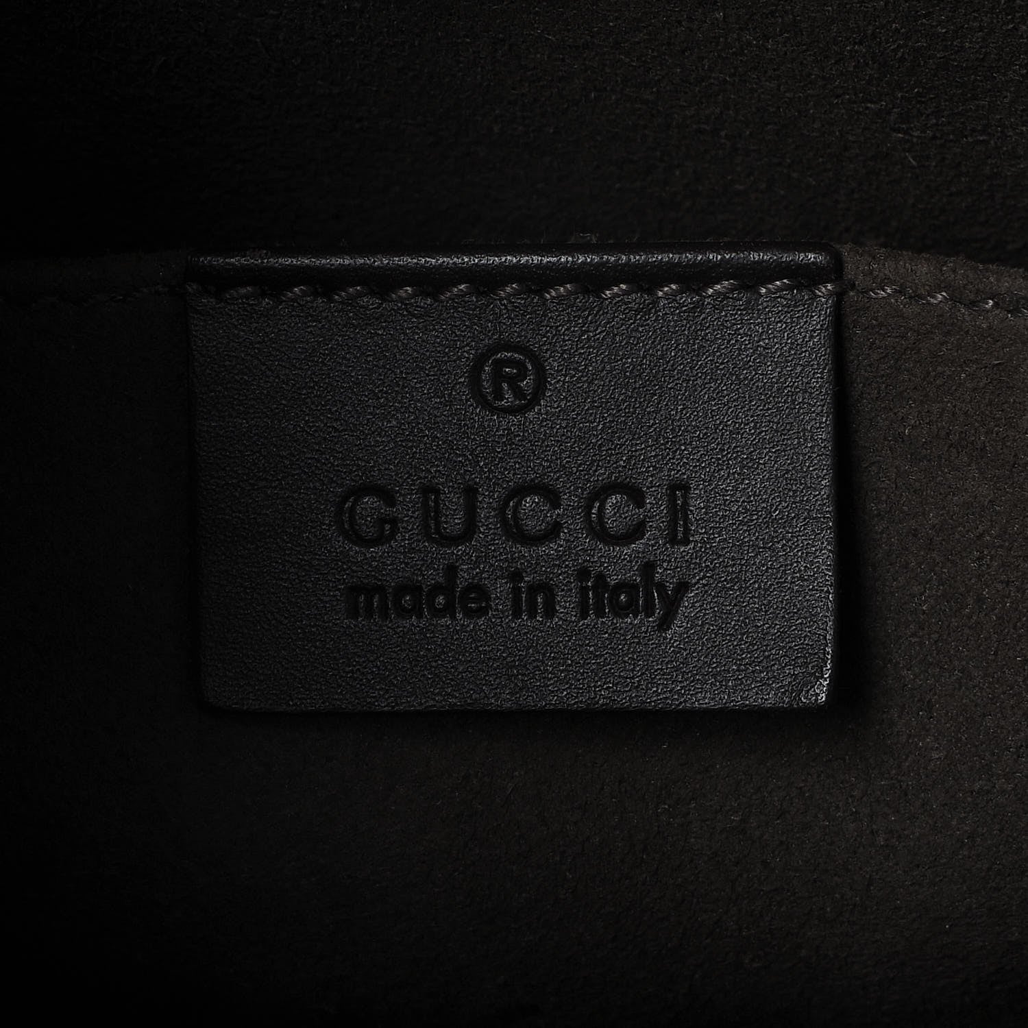 Gucci GG Supreme Monogram Selleria Calfskin Web New Web Cosmetic Case Beige Ebony Cocoa 6 of 7