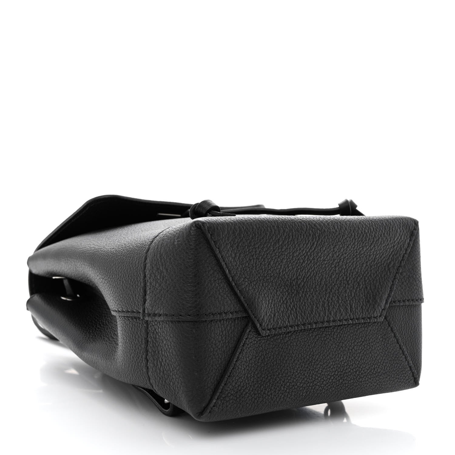 Louis Vuitton Calfskin Lockme Mini Backpack Black 4 of 10