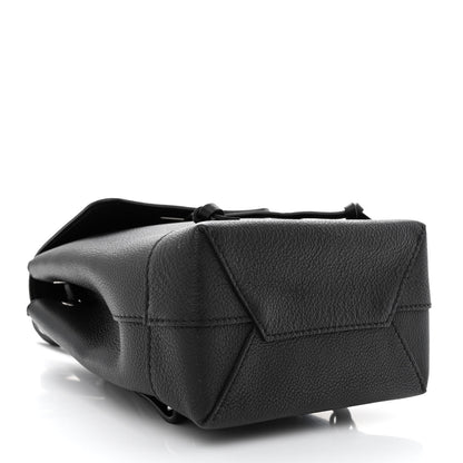 Louis Vuitton Calfskin Lockme Mini Backpack Black 4 of 10