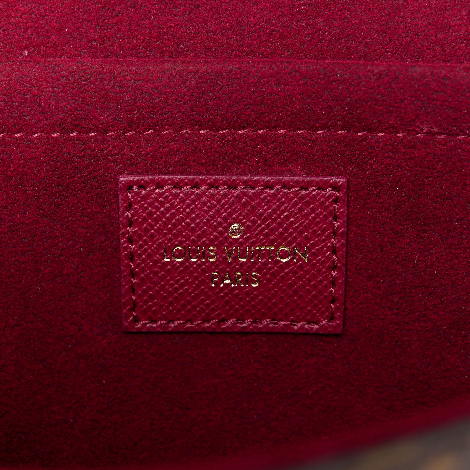 Louis Vuitton Monogram Pochette Felicie Chain Wallet Fuchsia 6 of 10