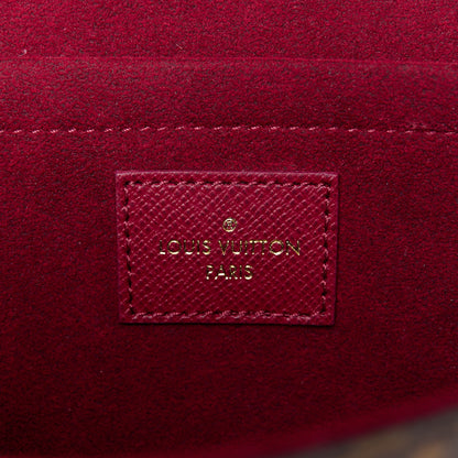 Louis Vuitton Monogram Pochette Felicie Chain Wallet Fuchsia 6 of 10