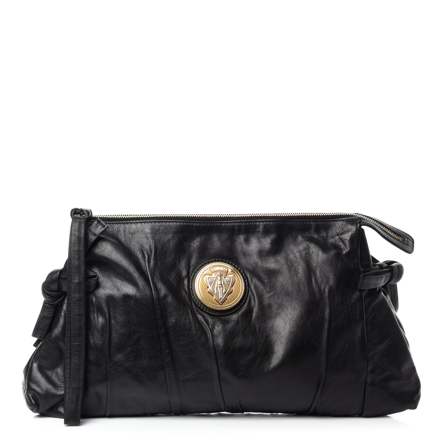 Gucci Calfskin Hysteria Large Clutch Black 1 of 11