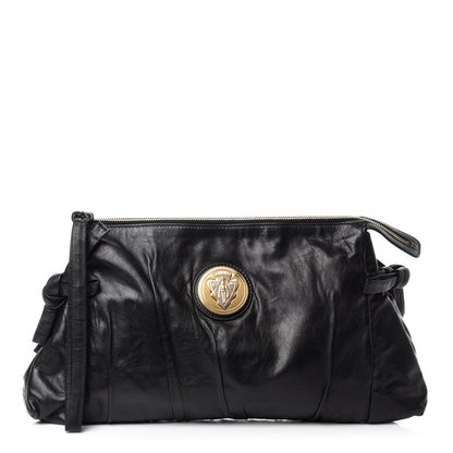 Gucci Calfskin Hysteria Large Clutch Black 1 of 11