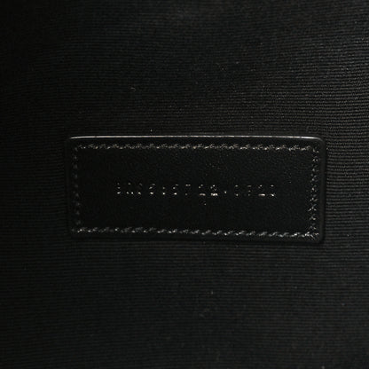 Saint Laurent Linen Canvas Rive Gouche Zipped Pouch Black 7 of 8