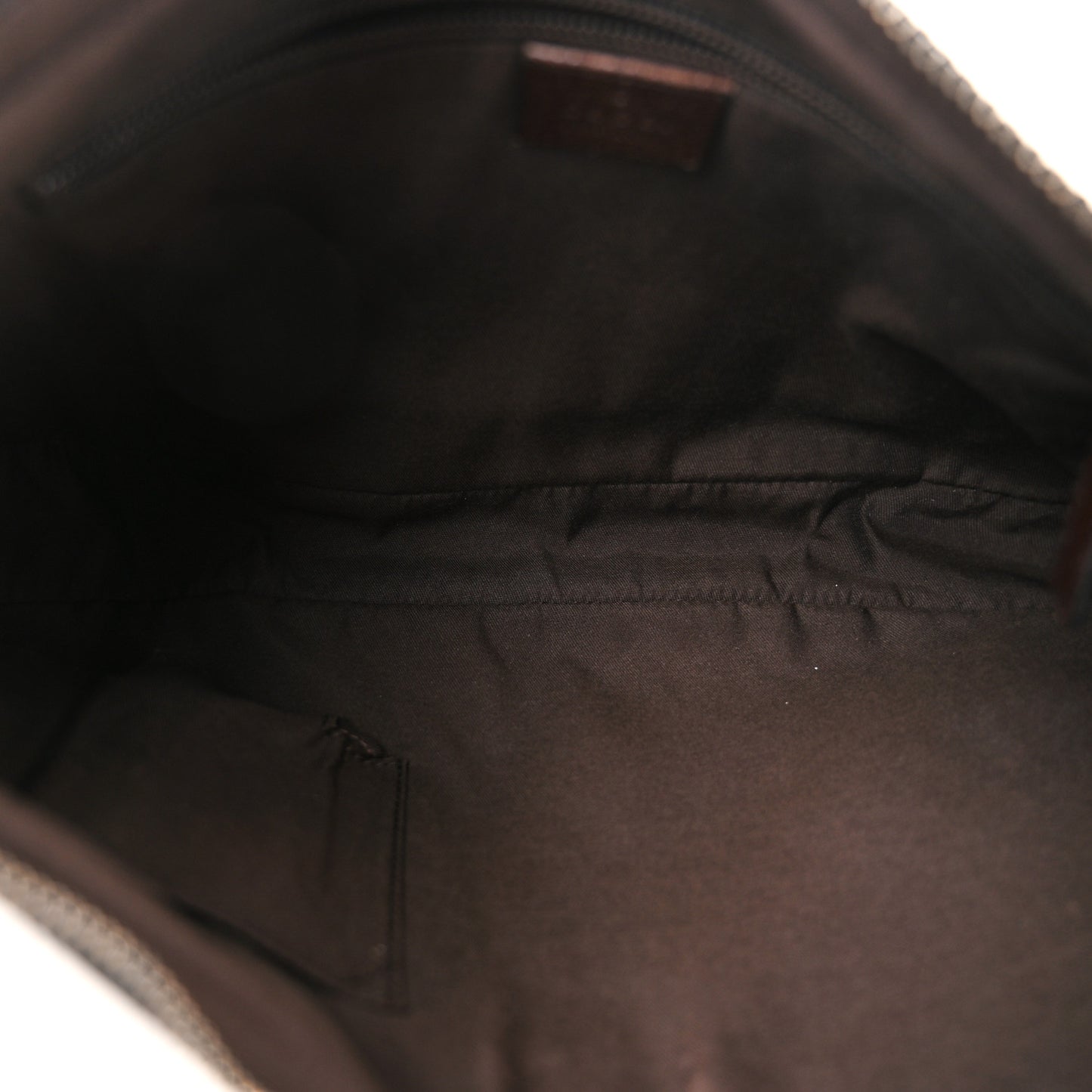 Monogram Medium Half Moon Hobo Dark Brown