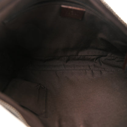 Gucci Monogram Medium Half Moon Hobo Dark Brown 5 of 11