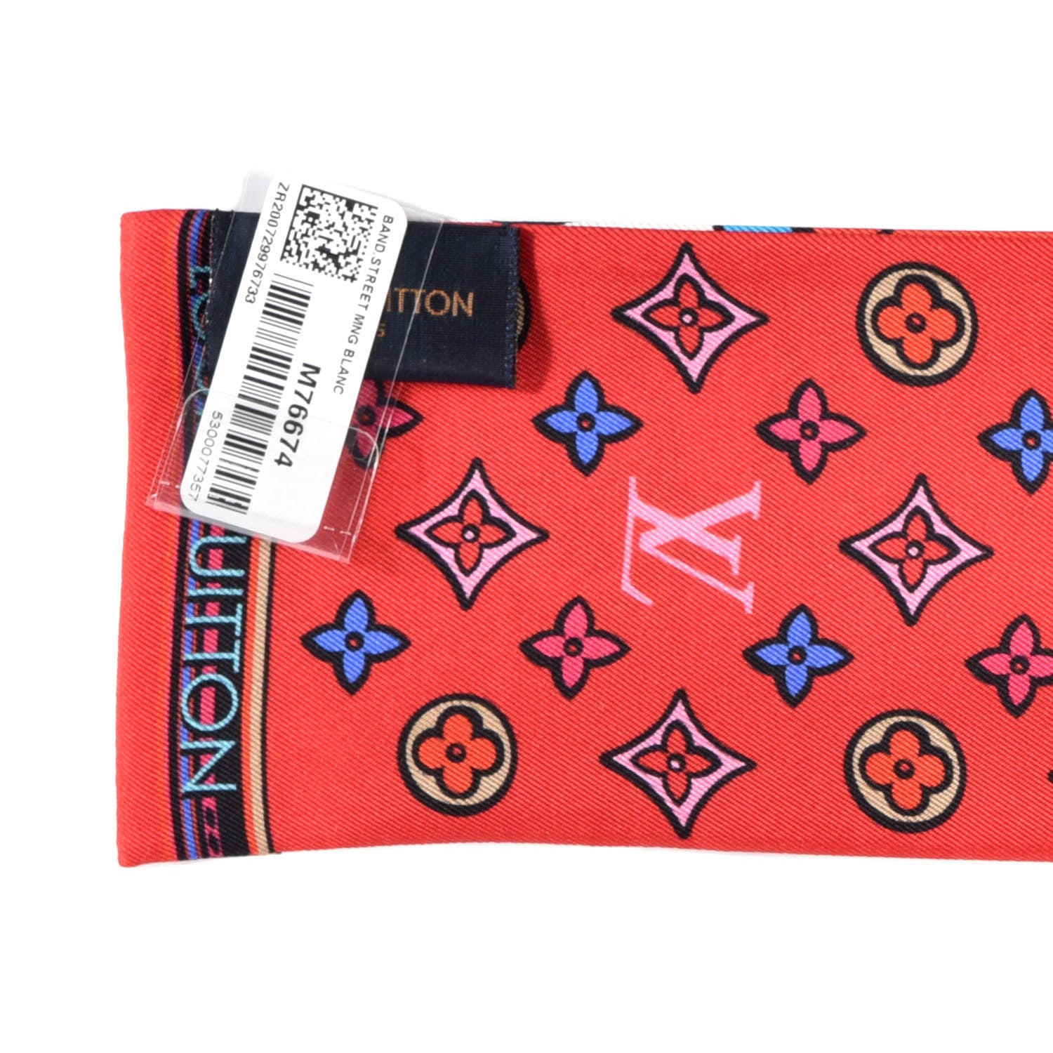 Louis Vuitton Silk Street Monogram Bandeau White 3 of 3
