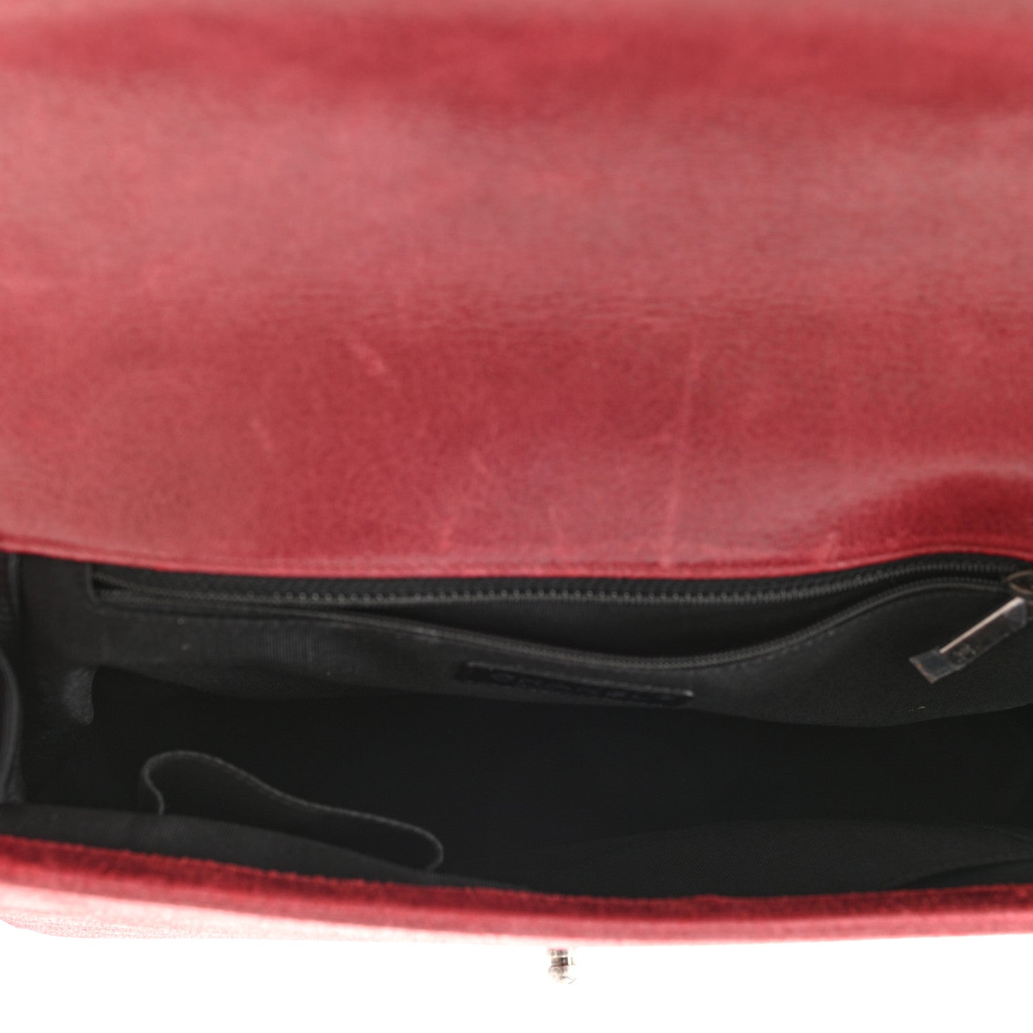 Chanel Nubuck Chesterfield Quilted Large Celtic Boy Flap Burgundy 5 of 10