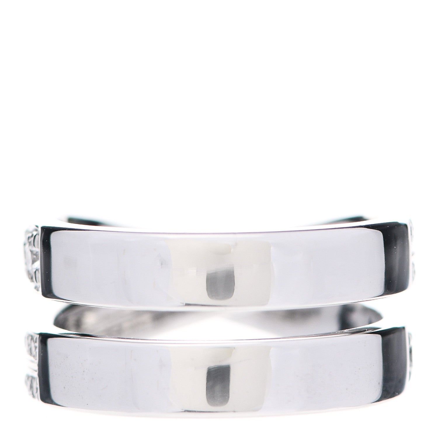 Cartier 18K White Gold Diamond Etincelle de Cartier Ring 49 4.75 4 of 7