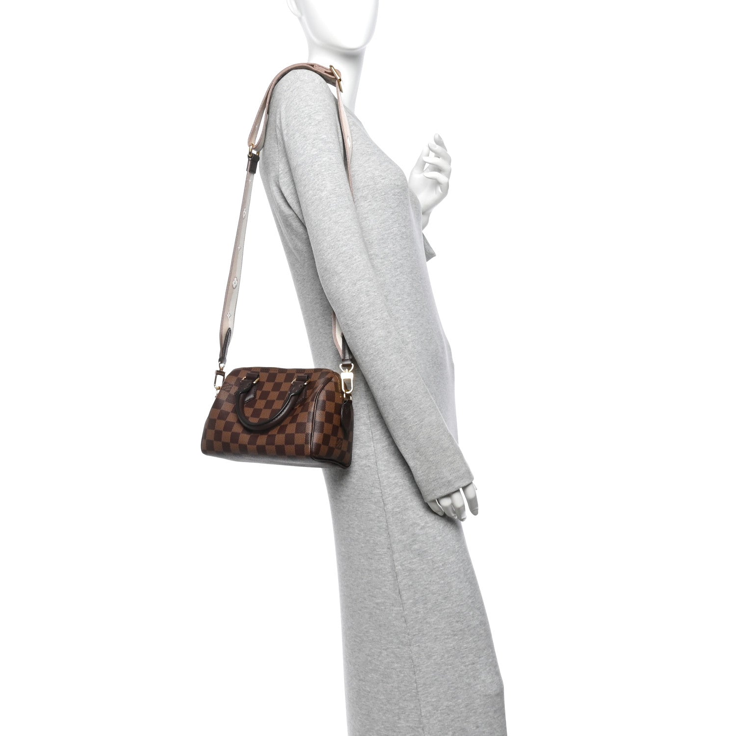 Louis Vuitton Damier Ebene Speedy Bandouliere 20 2 of 11