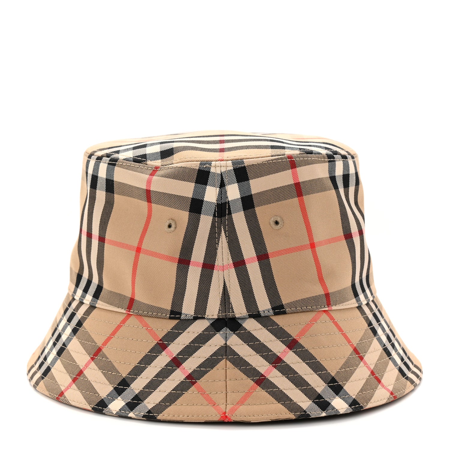 Burberry Technical Cotton Vintage Check Bucket Hat M Archive Beige 4 of 8