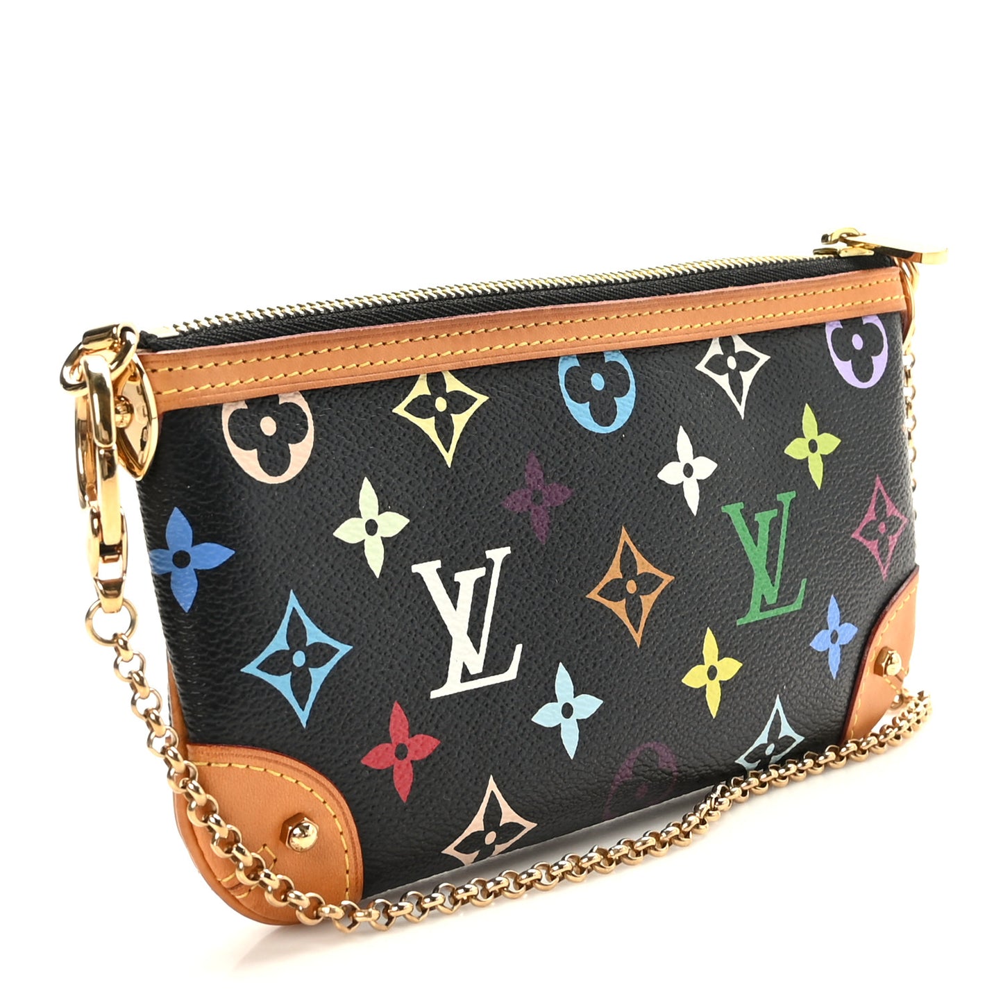 Monogram Multicolor Pochette Milla MM Black