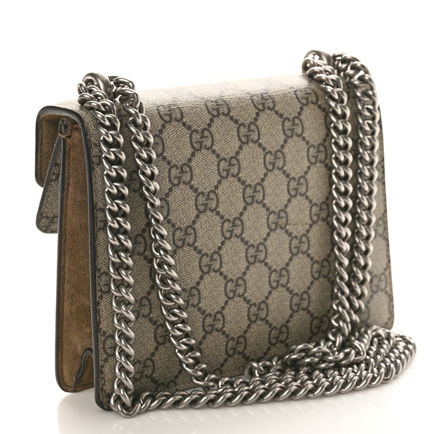 Gucci GG Supreme Monogram Mini Dionysus Shoulder Bag Taupe 2 of 11