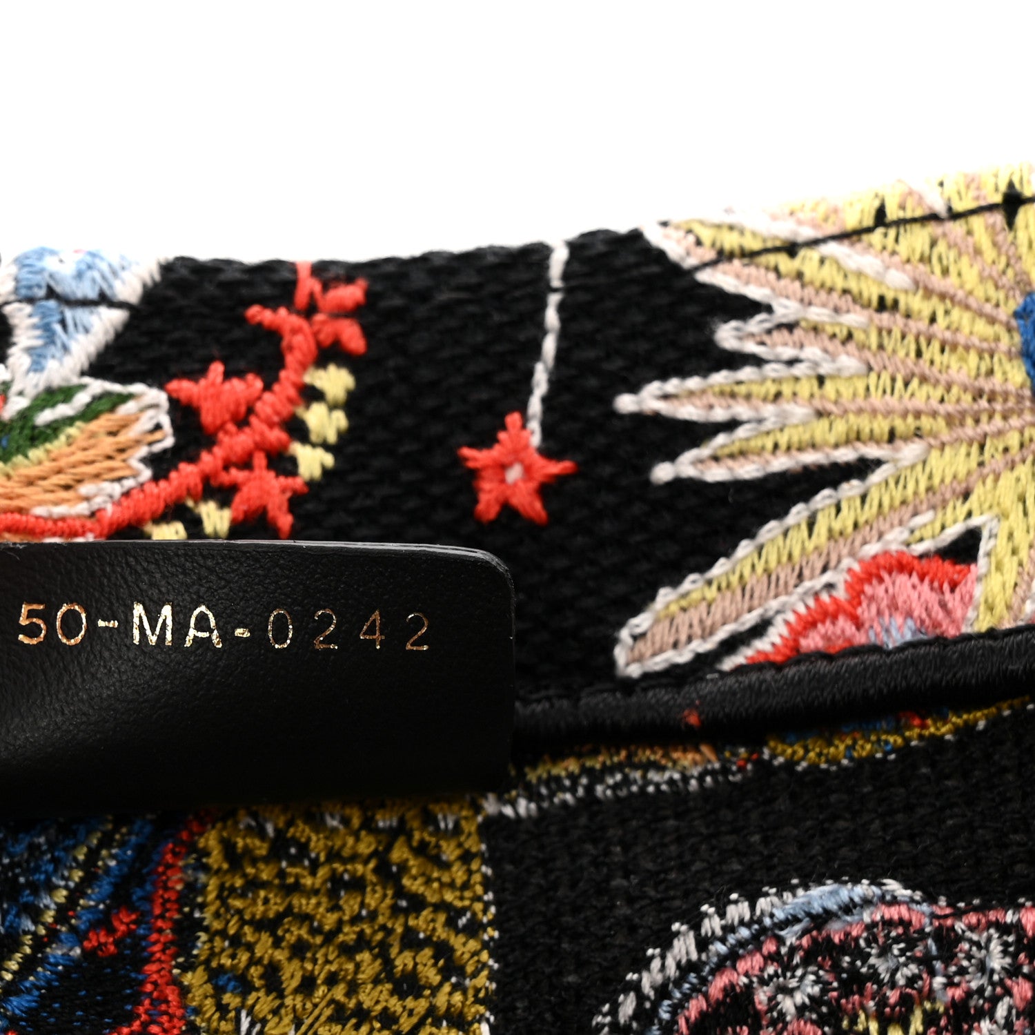 Christian Dior Canvas Zodiac Fantastico Embroidered Medium Book Tote Black Multicolor 7 of 10