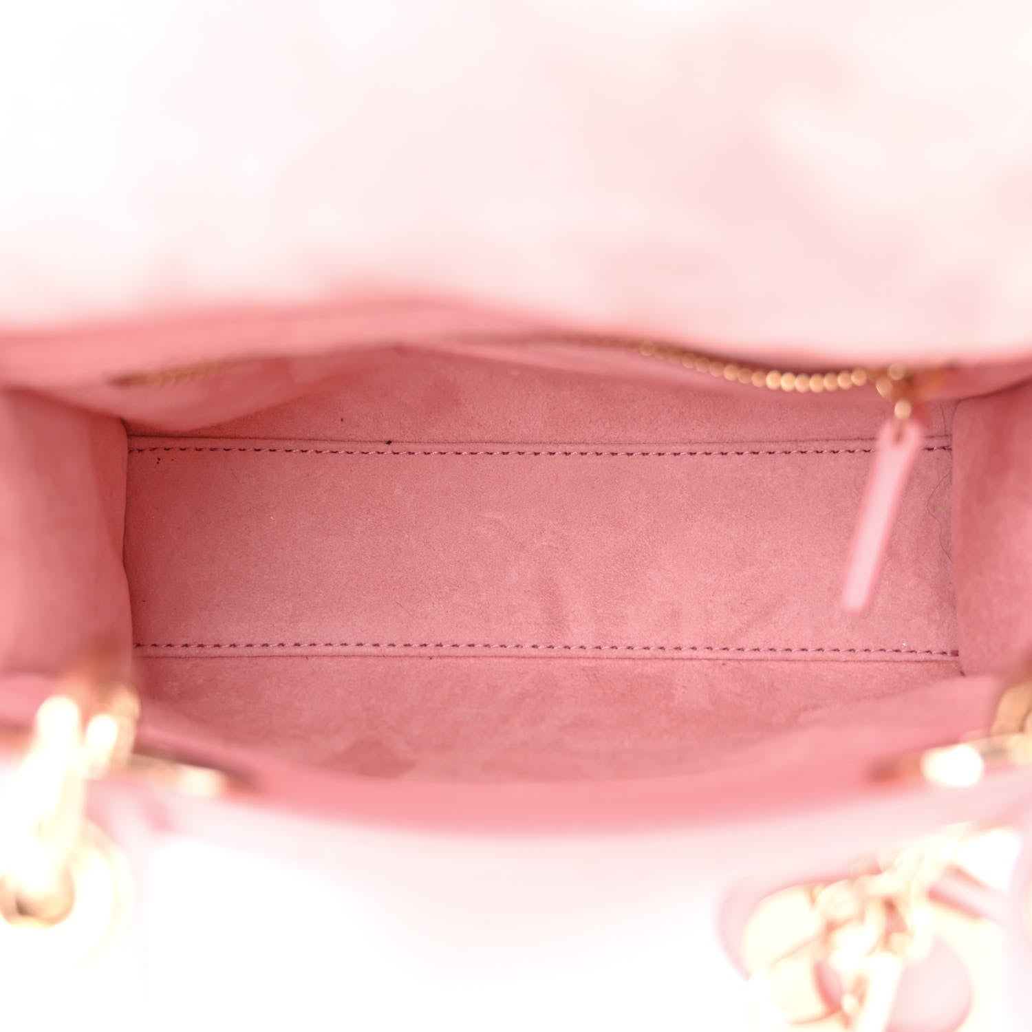Christian Dior Lambskin Cannage Mini Lady Dior Light Pink 5 of 11