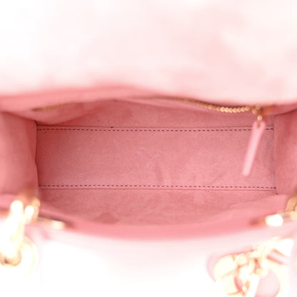 Christian Dior Lambskin Cannage Mini Lady Dior Light Pink 5 of 11