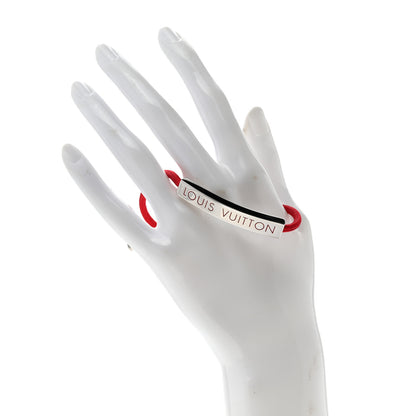 Louis Vuitton Nylon LV Space Bracelet Rouge 2 of 5