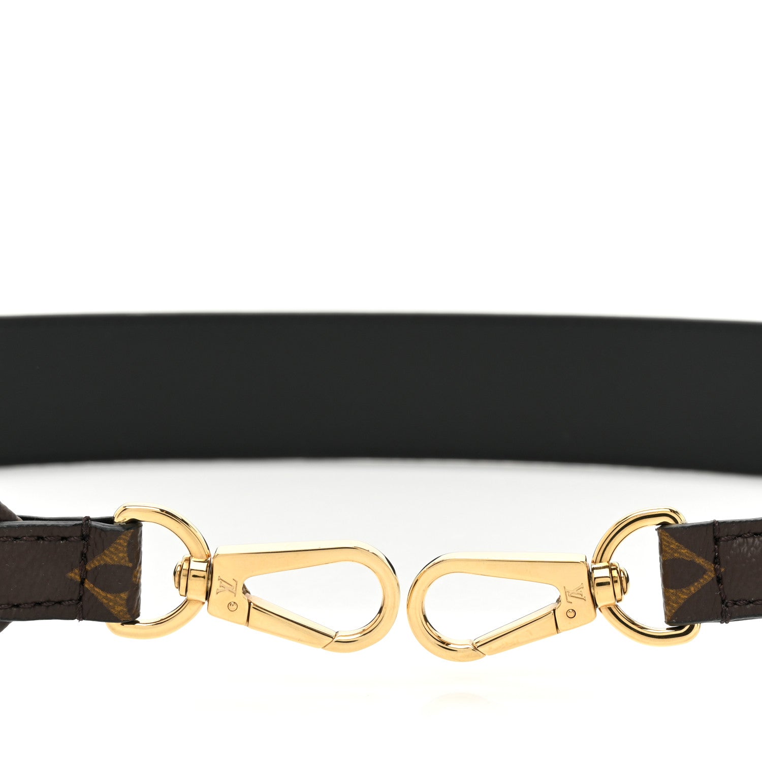 Louis Vuitton Monogram Bandouliere Shoulder Strap Black 3 of 6
