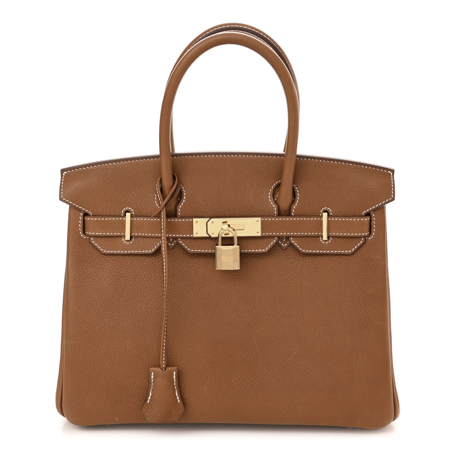 Natural Barenia Faubourg Birkin 30 Fauve